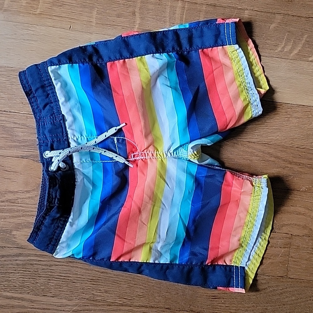 Multi colored 3T swim trunks